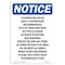 Signmission OSHA Notice Sign, Playground Rules Adult Supervision, 14in X 10in Aluminum, 10" W, 14" L, Portrait OS-NS-A-1014-V-17324 - alternate 1